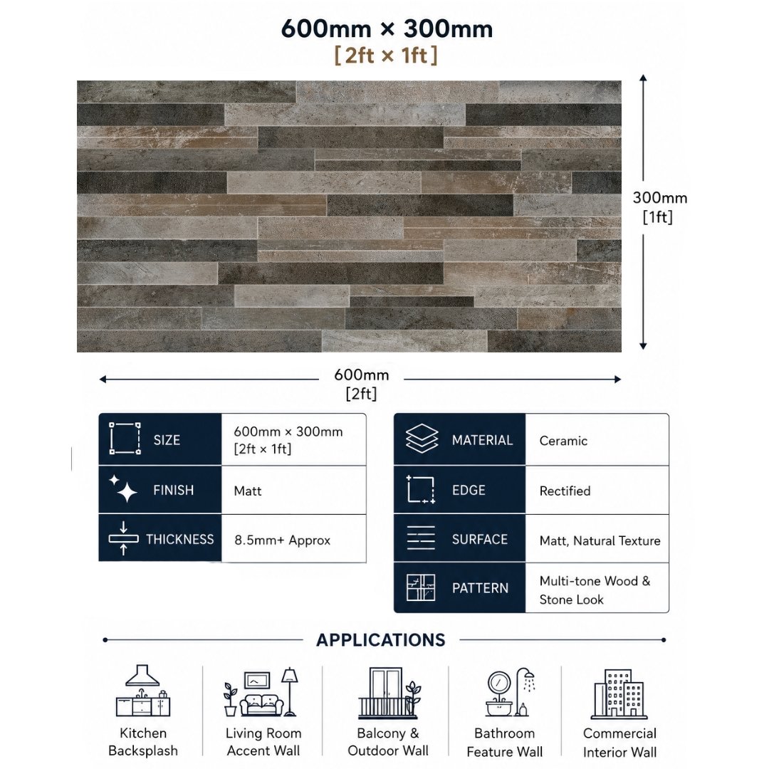 Exotica Irazu sand, stone-pattern wall tile for exterior walls (view 4)